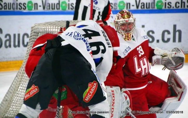 Photo hockey match Lausanne - Fribourg le 03/03/2018