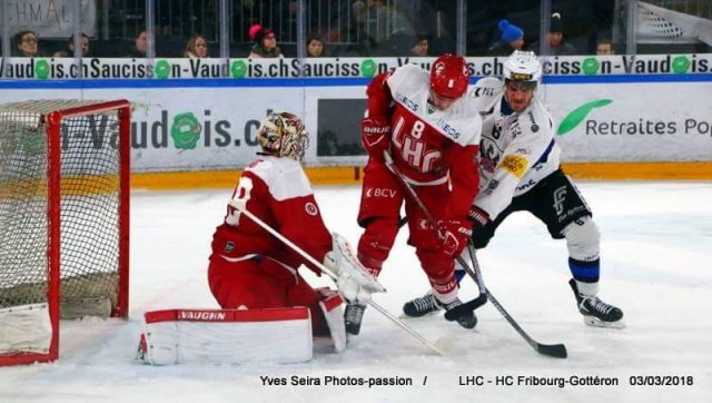 Photo hockey match Lausanne - Fribourg le 03/03/2018