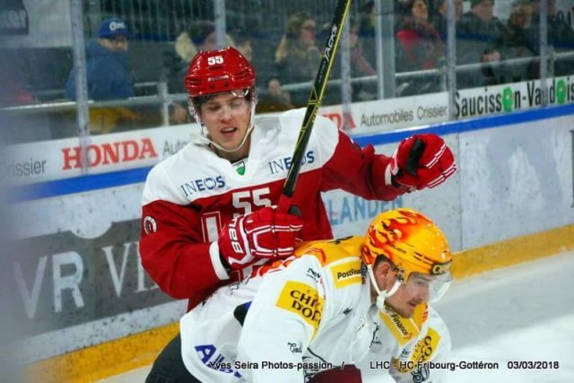 Photo hockey match Lausanne - Fribourg le 03/03/2018