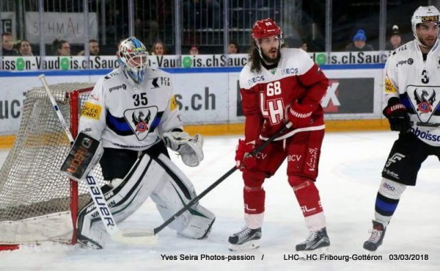 Photo hockey match Lausanne - Fribourg le 03/03/2018