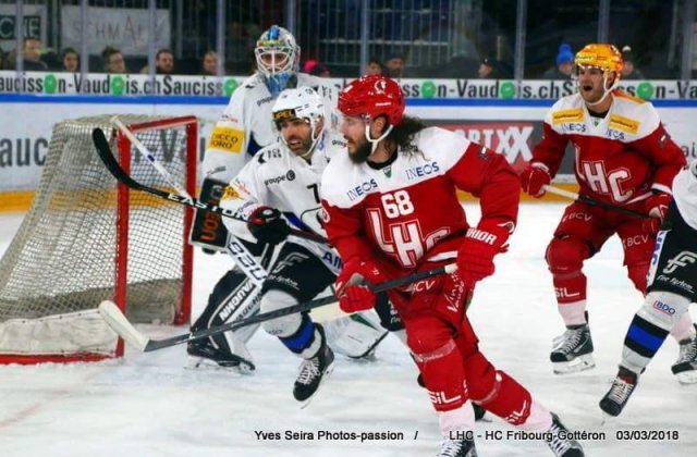 Photo hockey match Lausanne - Fribourg le 03/03/2018
