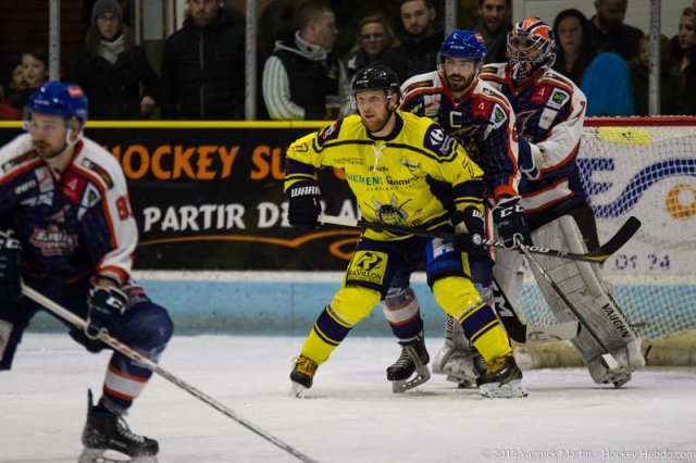 Photo hockey match Clermont-Ferrand - Châlons-en-Champagne le 03/03/2018