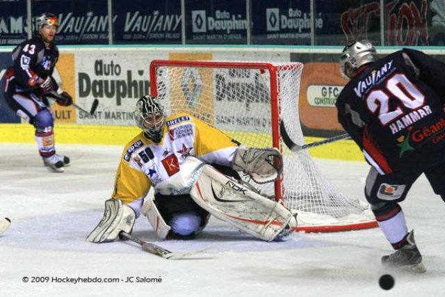 Photo hockey match Grenoble  - Strasbourg  le 03/03/2009