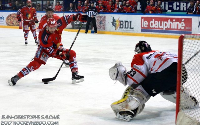 Photo hockey match Grenoble  - Bordeaux le 09/03/2018