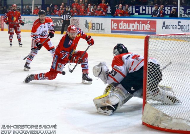 Photo hockey match Grenoble  - Bordeaux le 09/03/2018