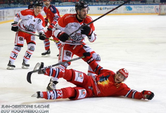Photo hockey match Grenoble  - Bordeaux le 09/03/2018