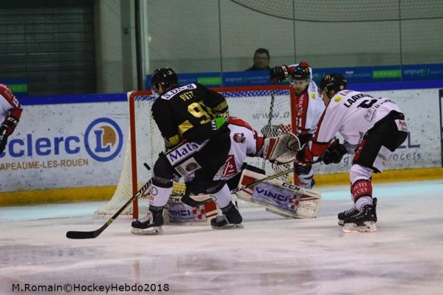 Photo hockey match Rouen - Amiens  le 09/03/2018