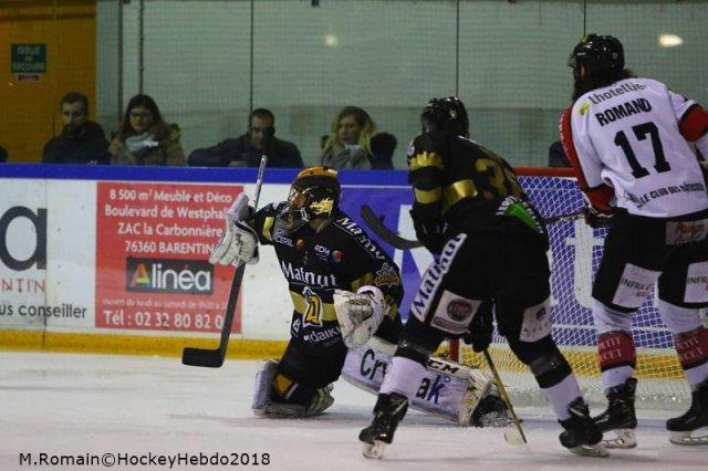 Photo hockey match Rouen - Amiens  le 09/03/2018