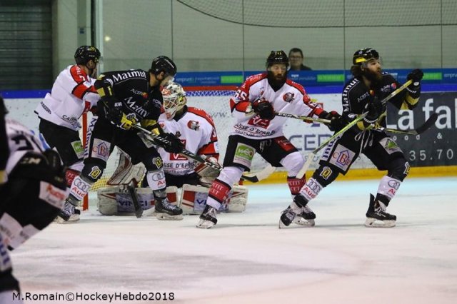 Photo hockey match Rouen - Amiens  le 09/03/2018