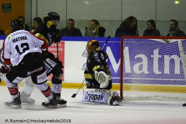 Photo hockey match Rouen - Amiens  le 09/03/2018