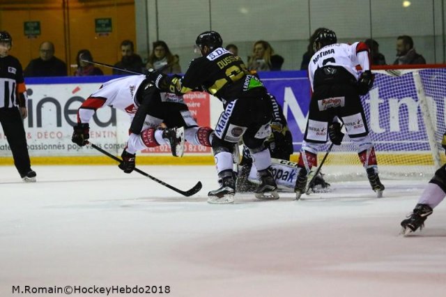 Photo hockey match Rouen - Amiens  le 09/03/2018