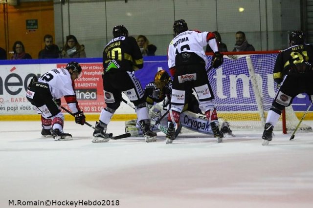 Photo hockey match Rouen - Amiens  le 09/03/2018