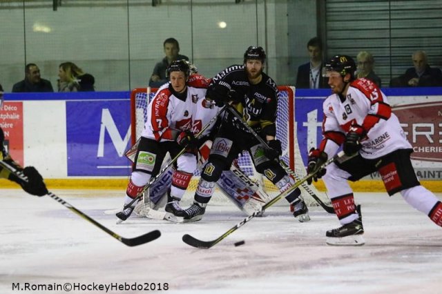 Photo hockey match Rouen - Amiens  le 09/03/2018
