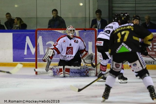 Photo hockey match Rouen - Amiens  le 09/03/2018