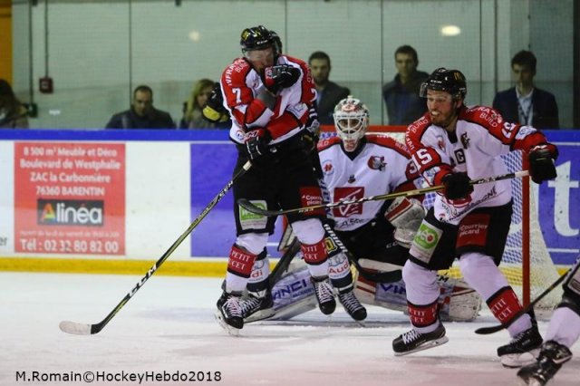 Photo hockey match Rouen - Amiens  le 09/03/2018