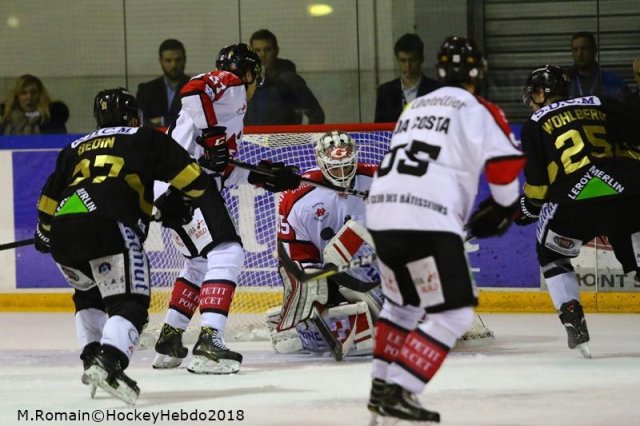 Photo hockey match Rouen - Amiens  le 09/03/2018