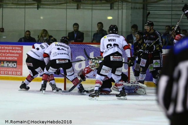 Photo hockey match Rouen - Amiens  le 09/03/2018