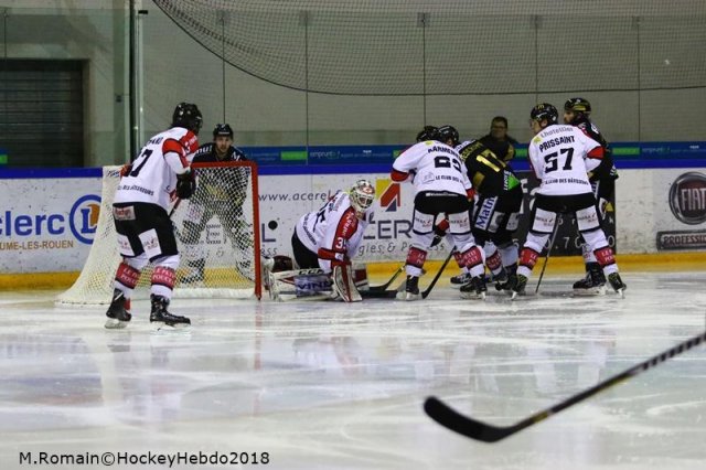 Photo hockey match Rouen - Amiens  le 09/03/2018