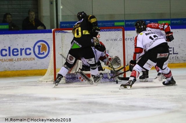 Photo hockey match Rouen - Amiens  le 09/03/2018