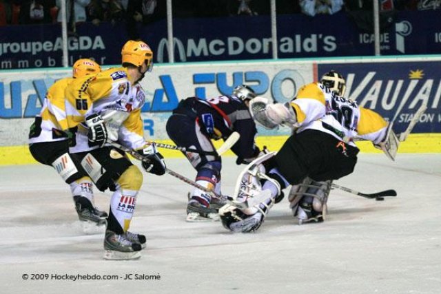 Photo hockey match Grenoble  - Strasbourg  le 03/03/2009