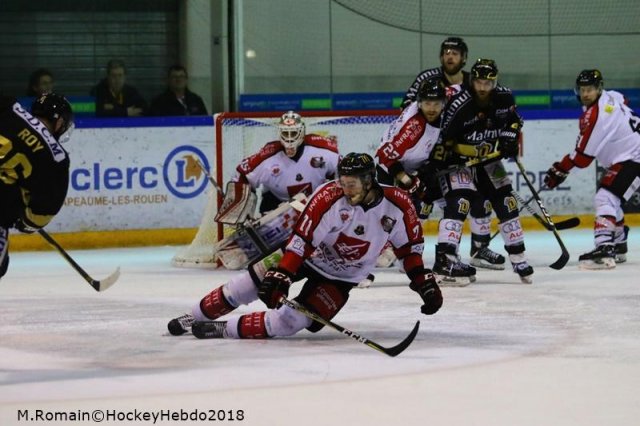 Photo hockey match Rouen - Amiens  le 09/03/2018