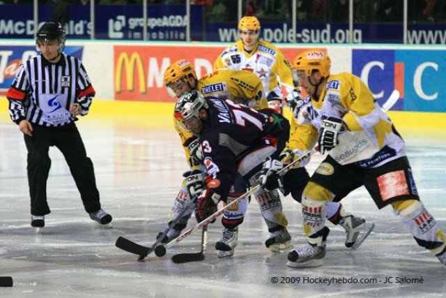 Photo hockey match Grenoble  - Strasbourg  le 04/03/2009