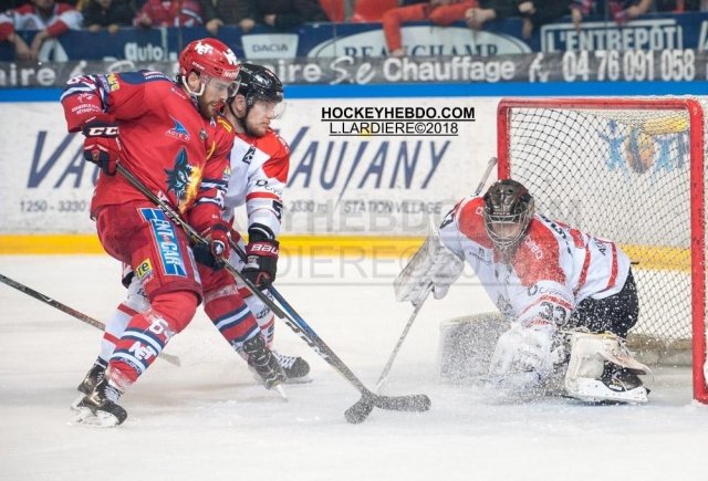 Photo hockey match Grenoble  - Bordeaux le 16/03/2018
