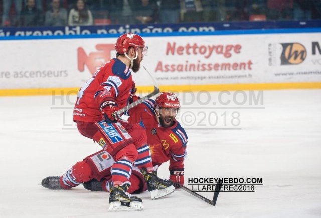 Photo hockey match Grenoble  - Bordeaux le 16/03/2018