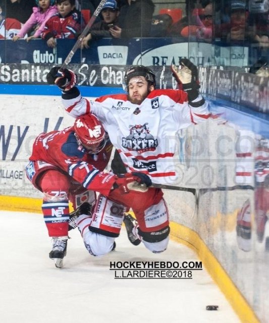 Photo hockey match Grenoble  - Bordeaux le 16/03/2018