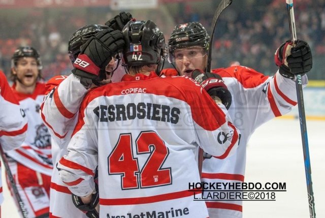Photo hockey match Grenoble  - Bordeaux le 16/03/2018