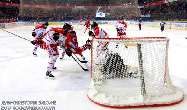 Photo hockey match Grenoble  - Bordeaux le 16/03/2018