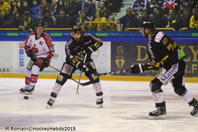 Photo hockey match Rouen - Amiens  le 16/03/2018