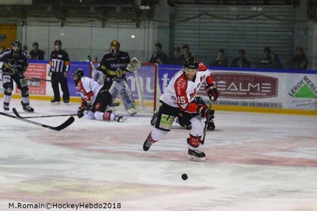 Photo hockey match Rouen - Amiens  le 16/03/2018