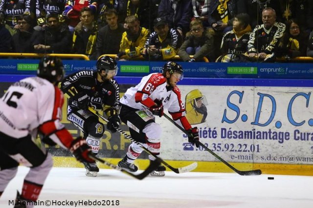 Photo hockey match Rouen - Amiens  le 16/03/2018