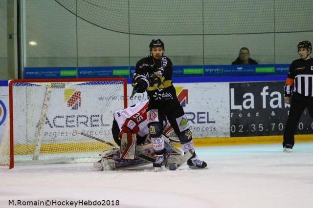 Photo hockey match Rouen - Amiens  le 16/03/2018