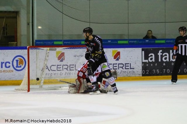 Photo hockey match Rouen - Amiens  le 16/03/2018