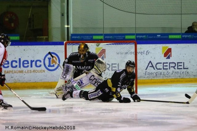 Photo hockey match Rouen - Amiens  le 16/03/2018