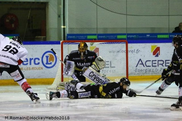 Photo hockey match Rouen - Amiens  le 16/03/2018
