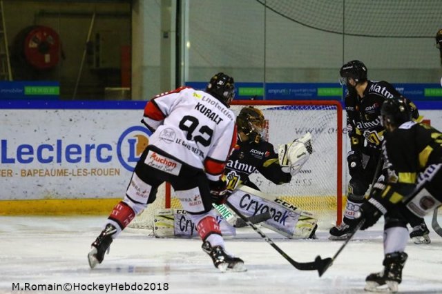 Photo hockey match Rouen - Amiens  le 16/03/2018
