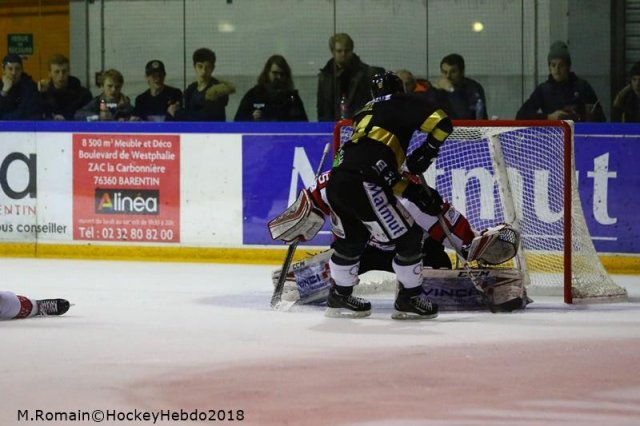 Photo hockey match Rouen - Amiens  le 16/03/2018