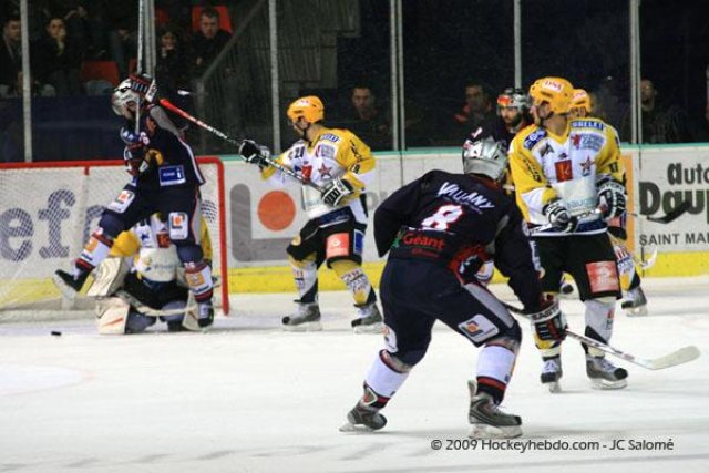 Photo hockey match Grenoble  - Strasbourg  le 04/03/2009