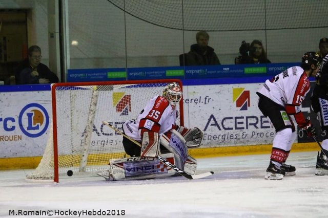 Photo hockey match Rouen - Amiens  le 16/03/2018