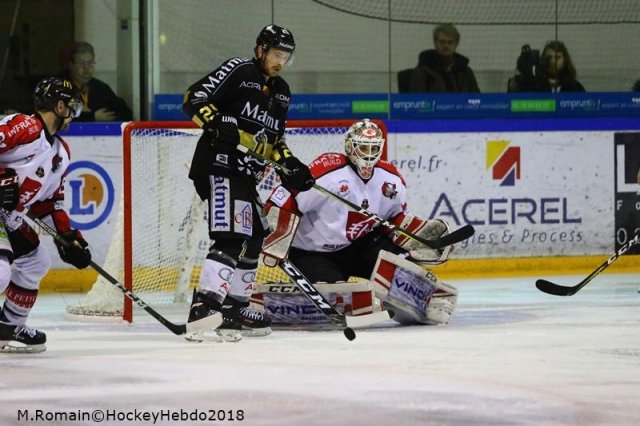 Photo hockey match Rouen - Amiens  le 16/03/2018