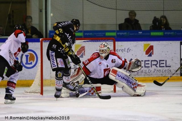 Photo hockey match Rouen - Amiens  le 16/03/2018