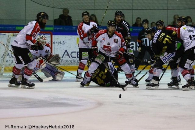 Photo hockey match Rouen - Amiens  le 16/03/2018