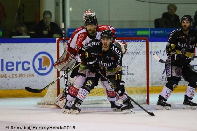Photo hockey match Rouen - Amiens  le 16/03/2018