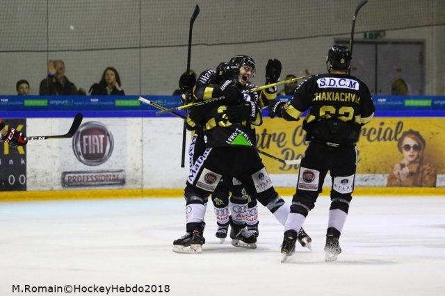 Photo hockey match Rouen - Amiens  le 16/03/2018