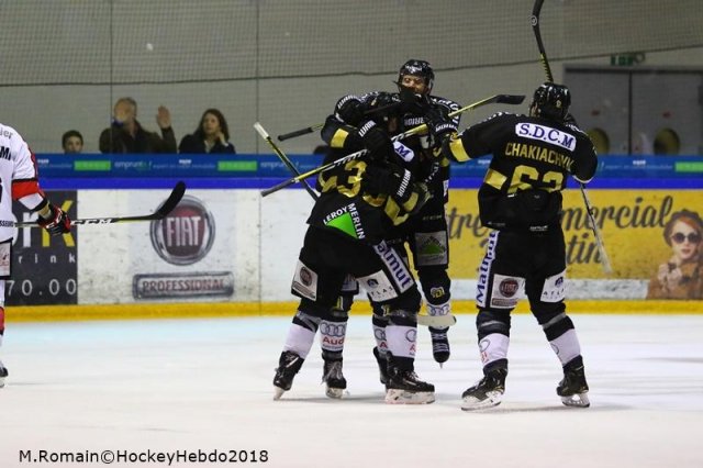 Photo hockey match Rouen - Amiens  le 16/03/2018