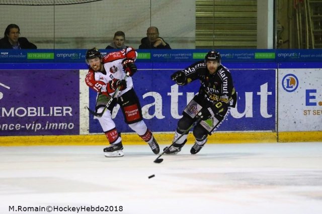 Photo hockey match Rouen - Amiens  le 16/03/2018