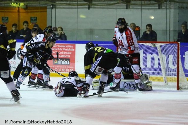 Photo hockey match Rouen - Amiens  le 16/03/2018
